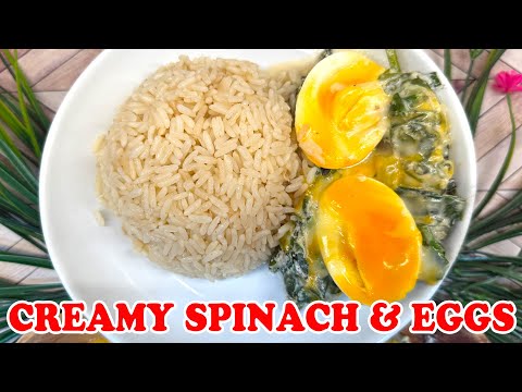 🍳🥬 CREAMY SPINACH & EGGS | One-Pan, Garlicky & Ready in 10 Minutes ✨🔥