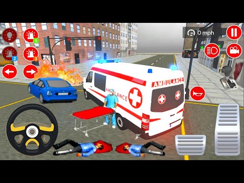 Ambulance Simulator 2021-#1 New Cars Driving Games-Android Gameplay |Rescue Games | Ambulance Game