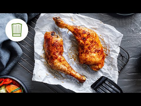 Hähnchenschenkel superzart aus dem Backofen | Chefkoch