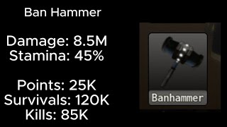 Reviewing Stats to All Weapons, Vests, and Items | [HUMANOID] THE WRAITH: SURVIVAL (BETA) - Roblox