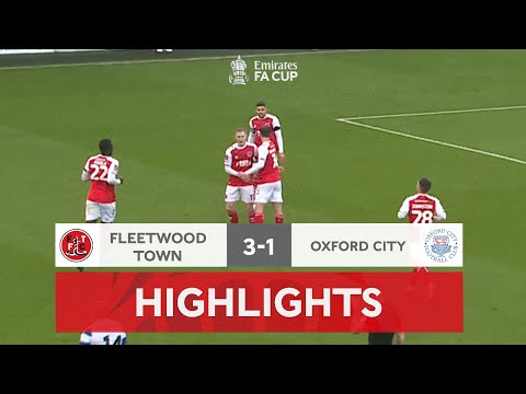 Corner Kick Goal Sends Fleetwood Through | Fleetwood Town 3-1 Oxford City | Emirates FA Cup 2022-23