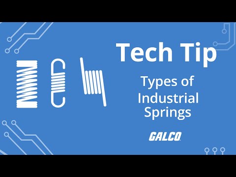 Types of Industrial Springs- A Galco TV Tech Tip | Galco