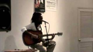 Nhojj and audience singalong @ NuWine Press&#39; NYC  book release party for RAW: A Poetic Journey