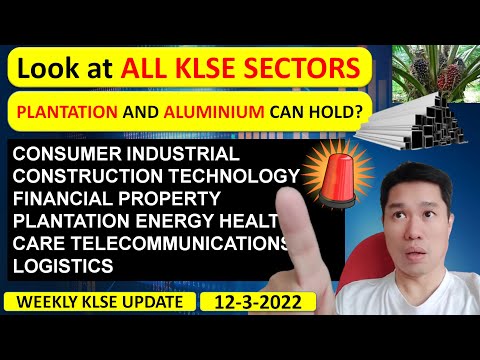 Weekly KLSE BURSA Update - 12-3-2022 - Look at ALL KLSE SECTORS 💥 PLANTATION & ALLUMINIUM CAN HOLD?💥