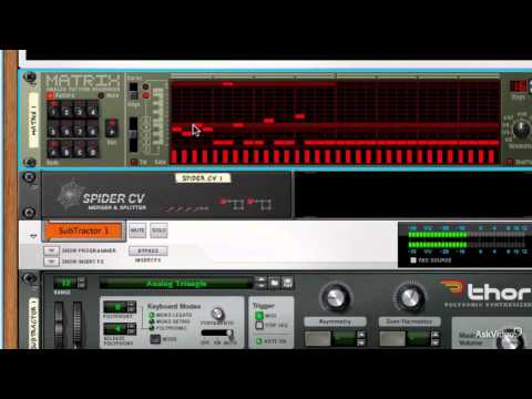 Reason 7 106: FX EQ Automation and Mixing - 15. CV Devices