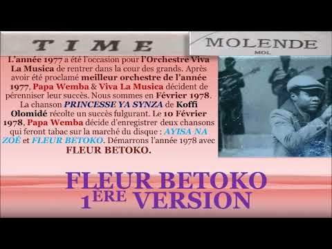 Fleur Betoko 1ère version Encore Un Des Plus Grands Tubes de Papa Wemba & L'Orchestre Viva La Musica