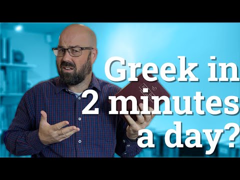 Biblical Greek in 2 minutes a day? Are Greek devotionals worth it?