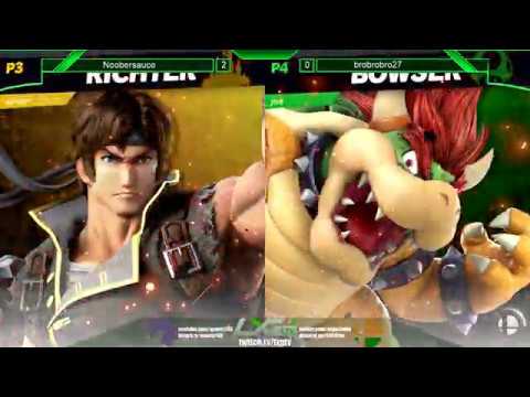 Noobersauce (Richter) vs brobrobro27 (Mii Gunner/Bowser) - Smash Ultimate @ LXG 14