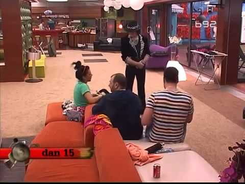 Veliki Brat VIP 2013 - Milic Vukasinovic imitira pevanje Maje Nikolic