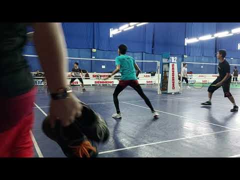 Badminton MuhibbahTeam Men's Double Sparring - Azmeer / Irfan Vs Rizal / Kimi
