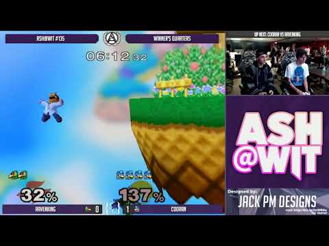 Ravenking (Falco) vs Cooran (Doctor Mario) - ASH@WIT #135 Melee Winner's Quarters