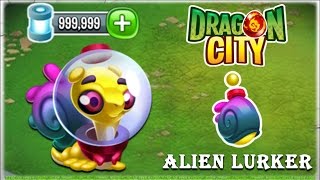 Dragon City - Alien Lurker Dragon [Galactic Island - Full Unlock 2017]