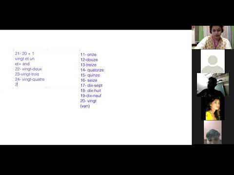 Reva University French A1.1- 12-3-2019