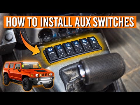 How To Install an Auxiliary Switch System - SPOD 4X4 Source LT 6 Rocker - Installed on a Hummer H3