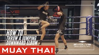 Jumping Downward Elbow