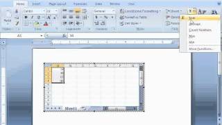 ms word- How to open excel work sheet on word