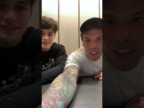 Diretta instagram fedez e luis per l'uscita di "bimbi per strada", parti migliori!
