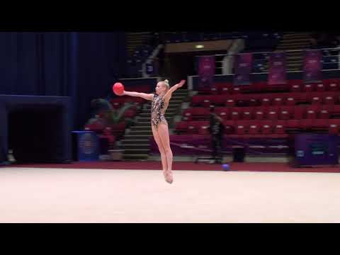 Darja Frolonoka LAT Latvian Gym  Fed  Ball Irina Deleanu Cup 21 May 2021