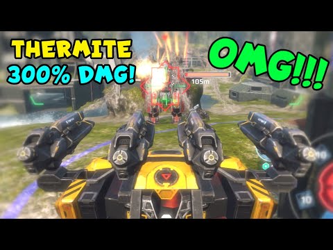 OMG! 300% THERMITE BEHEMOTH Rocket Missile One Hit Kill! | War Robots MK2 Fun Gameplay WR