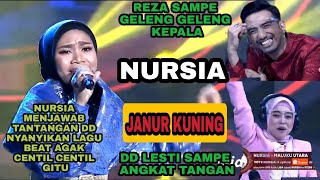 Download lagu Nursia lida 2021 Janur Kuning menjawab tantangan juri bawakan lagu ngebit REACTION DANGDUT mp3