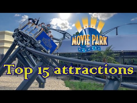 Top 15 attractions Movie park Germany 2021