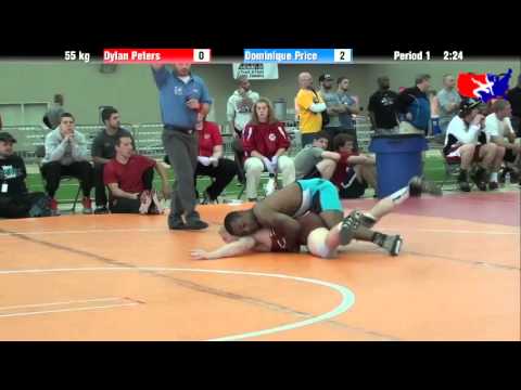 Dylan Peters vs. Dominique Price at 2013 ASICS University Nationals - FS