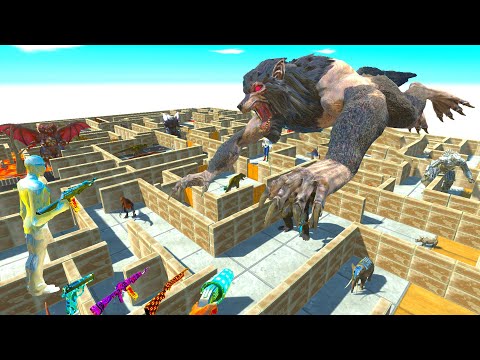 FPS AVATAR DEADLY MAZE RESCUE MISSION vs CREEPY MONSTER in  - ARBS