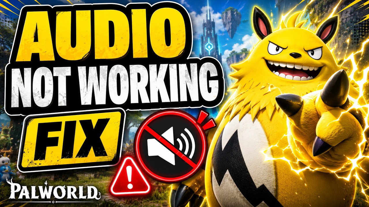 Palworld | FIX: Audio Not Working, Crackling, Stutter & Muffled Sound PC