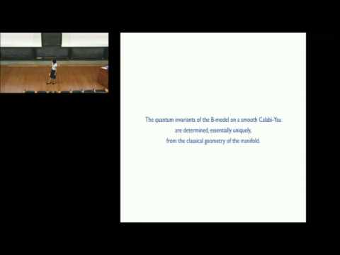 Mina Aganagic - Knots, Mirror Symmetry and the D-model