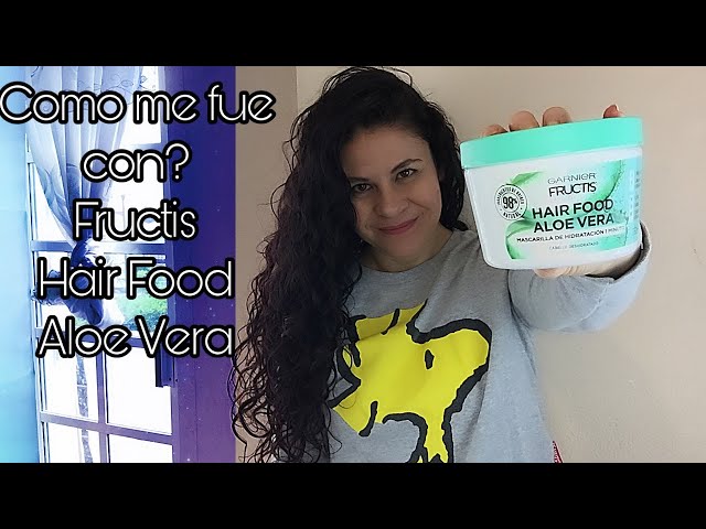 Vídeo relacionado con Pack Champú + Acondicionador + Mascarilla para Pelo Normal a Seco, con Aloe Vera Hidratante, Limpia, Suaviza y Nutre, Cabello Suave y Sin Apelmazar, Set de 3 Productos, Fructis Hair Food de Garnier