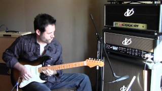 Video thumbnail for Voodoo Amps V-Rock Dual Lead 100 Watt Head demo by www.FXPedal.com by FXPedaldotCom