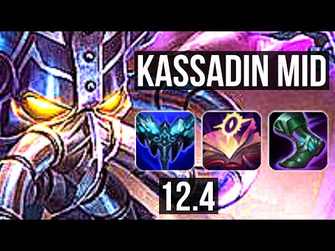 KASSADIN vs KATARINA (MID) | 19/1/4, 71% winrate, Legendary, Rank 7 Kassadin | BR Grandmaster | 12.4