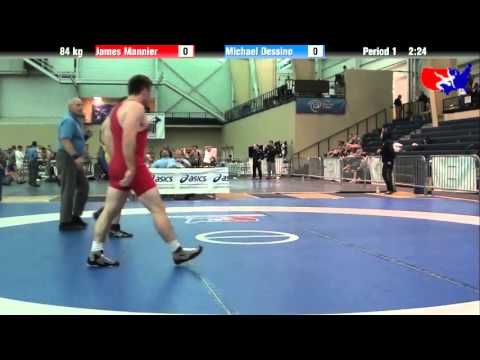 James Mannier vs. Michael Dessino at 2013 ASICS University Nationals - FS
