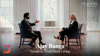 Ajay Banga on India, Migration and a Youth Jobs Time Bomb | Leaders with Francine Lacqua