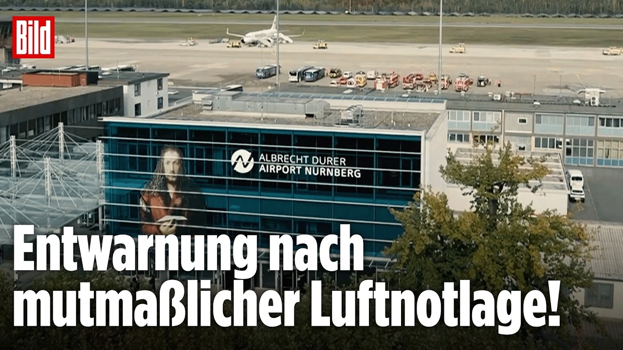 Großeinsatz am Flughafen Nürnberg: Eurofighter begleiten Passagierjet