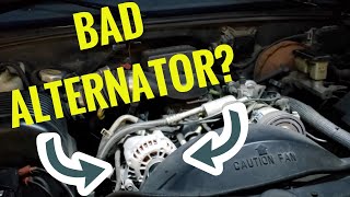 How To Replace Alternator 5.7 Vortec C1500 OBS Chevy