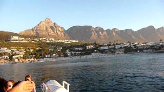 preview picture of video 'Sunset cruise, Camps Bay, Cape Town'