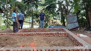ভূমিহীন বুধোবালার আশ্রয়ণের ঘরের কাজ চলছে