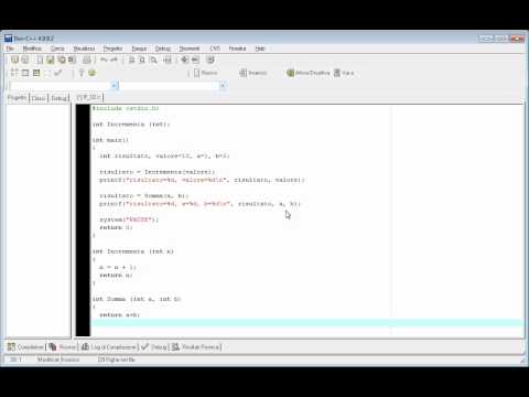Introduzione al Linguaggio C - (01600) - Il passaggio per valore (base)