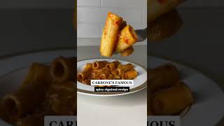 Carbone's Famous Spicy Rigatoni Recipe | #Shorts