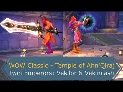 WoW Classic - AQ40 Twin Emperors: Vek'lor & Vek'nilash, Shadow Priest perspective