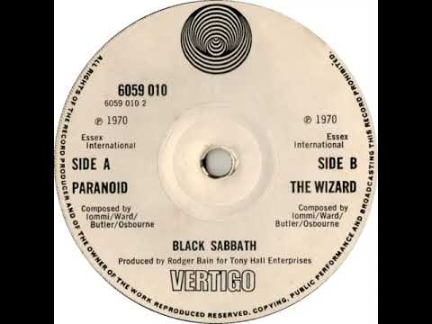 UK New Entry 1970 (159) Black Sabbath - Paranoid