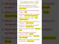 Computer Awareness One Liners Computer Computerknowledge Computerawareness Competitiveexams