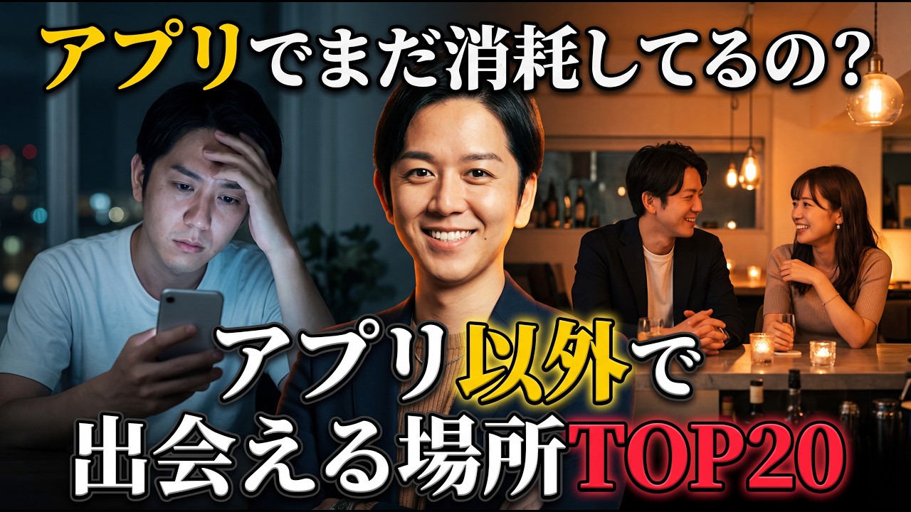 【完全版】マッチングアプリ"以外"で出会える場所TOP20【社会人必見】