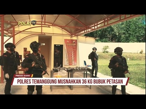 DISPOSAL 36KG SERBUK PETASAN OLEH GEGANA JAWA TENGAH