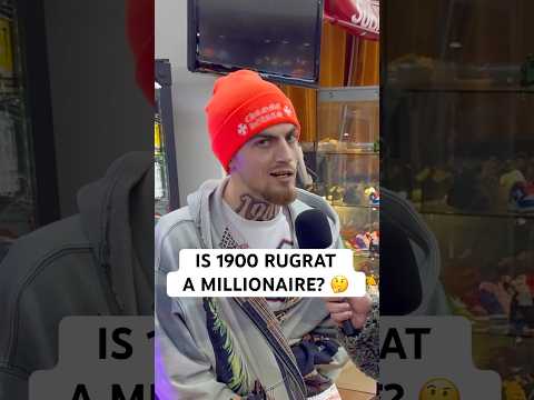 Is #1900Rugrat a millionaire? 🤔 #hiphopmusic #rapartist #upcomingartist #hiphop #interview #shorts