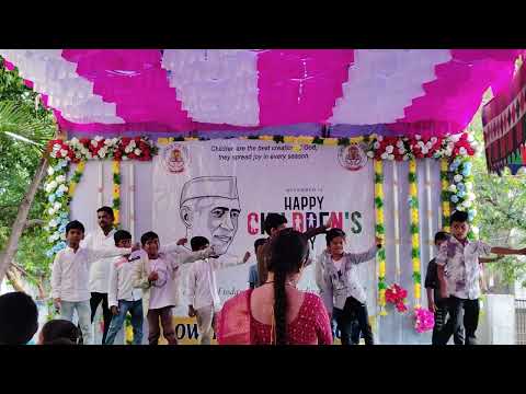 children's day dance/in Gowtham school