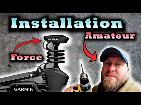Garmin Force Trolling Motor AMATEUR INSTALL...Tips & Tricks