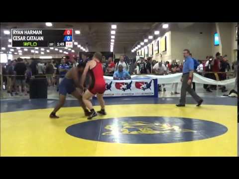 86 kg CR2 - Ryan Harman (Navy Marine Corps) vs Cesar Catalan (Unattached)