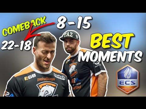 Virtus.Pro with INSANE COMEBACK BEST MOMENTS ECS Season 3 - CS:GO